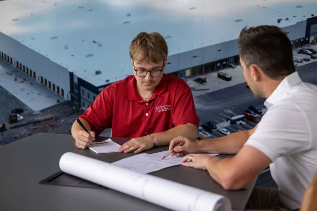 Discussing roof options